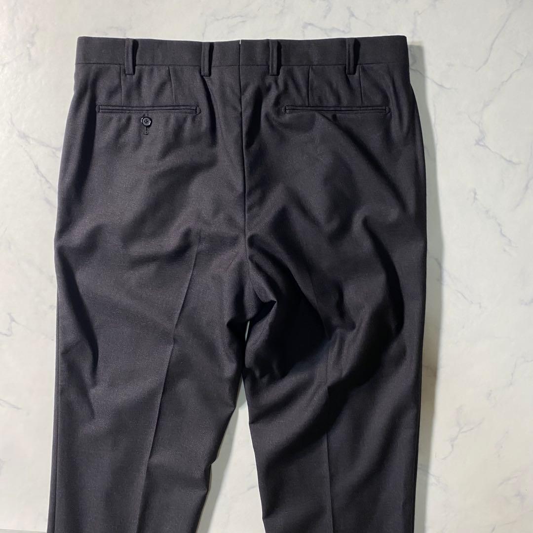 【新品未使用】マッキントッシュ　スラックス　タグ付き　大きいサイズ　ワンタック