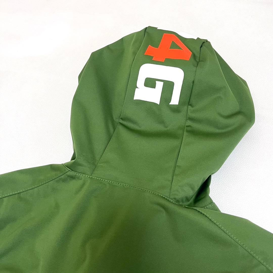 【新品】パーリーゲイツ フード付きベスト グリーン ロゴ入り ゴルフウェア　S