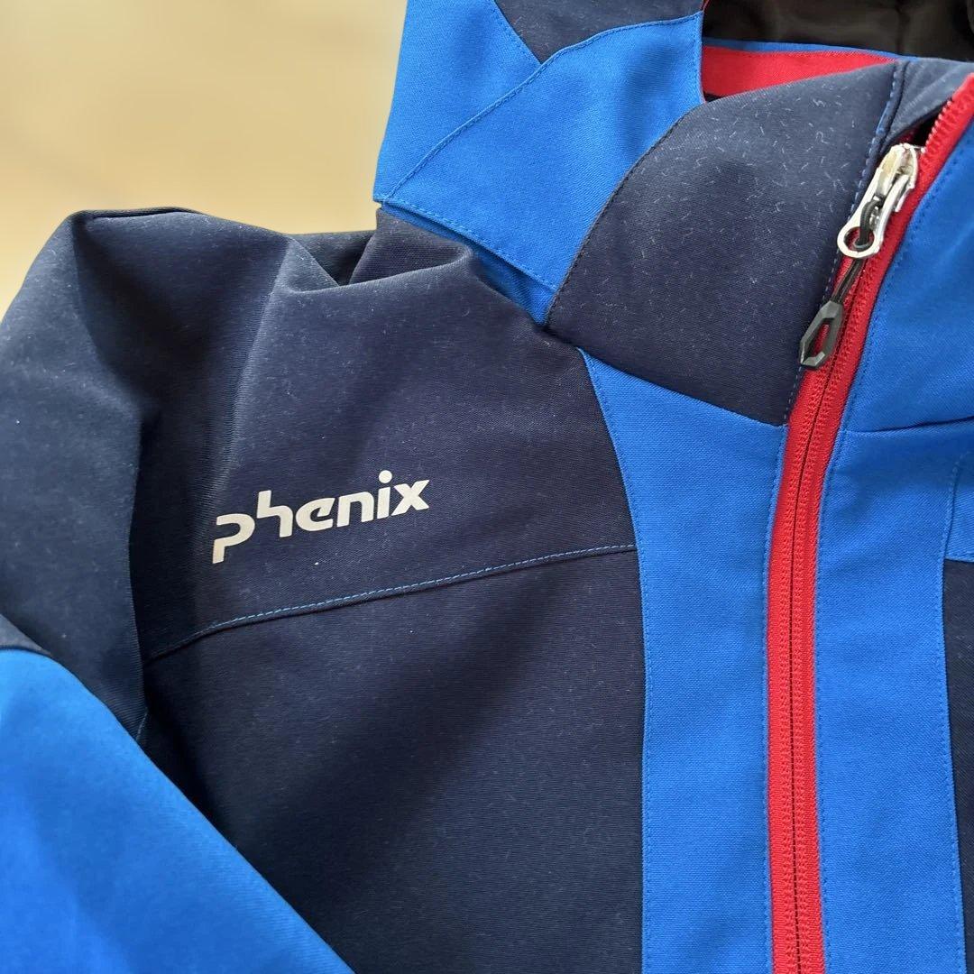 Phenix スキーウェア 青/赤 フード付き