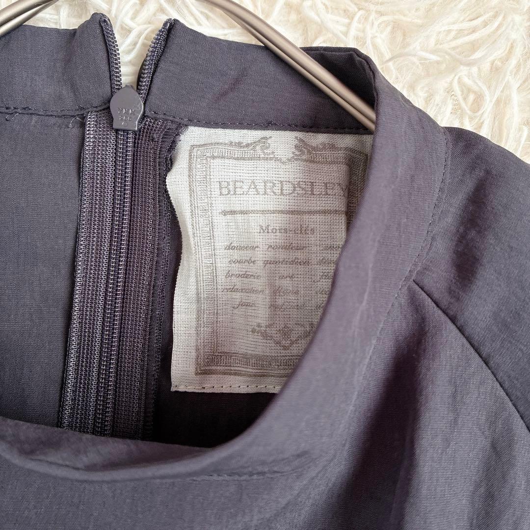 【美品】ビアズリー　サイドリボンレイヤードワンピース　ロングワンピース