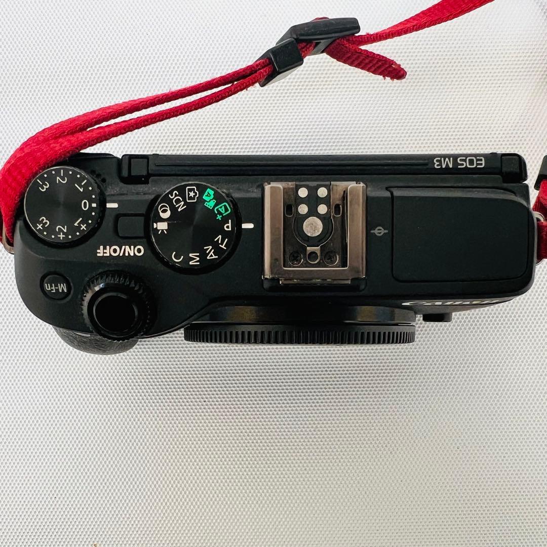 【動作保証】Canon EOS M3 ミラーレス一眼 ブラック良品