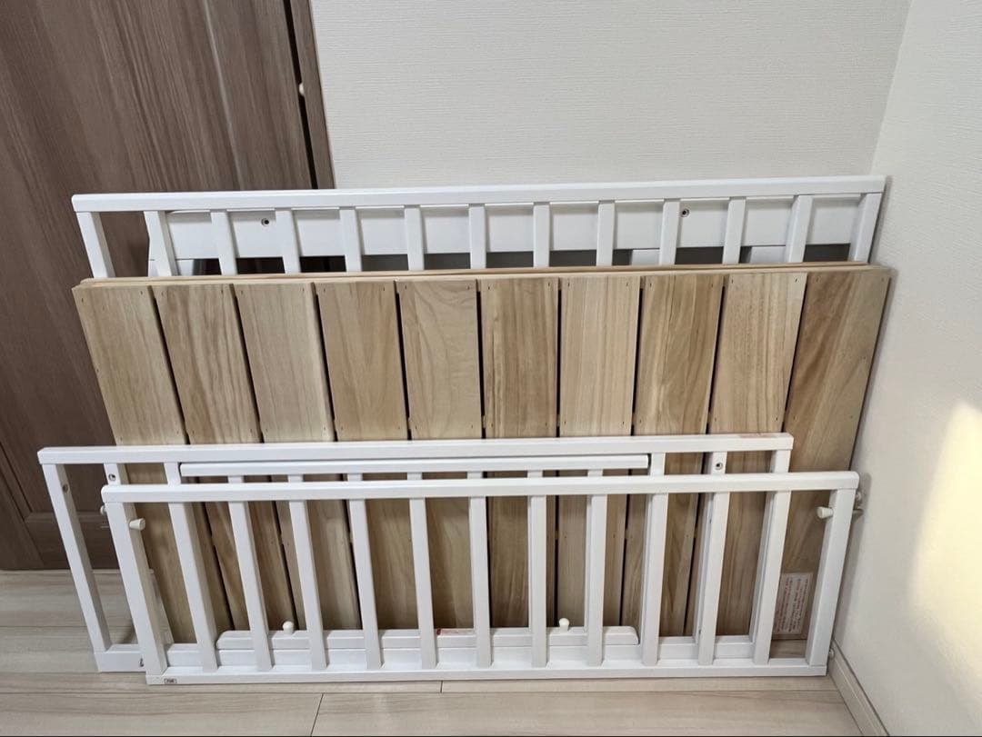 【まーぽんさん専用】カトージ KATOJI ベビーベッド ハイポジション