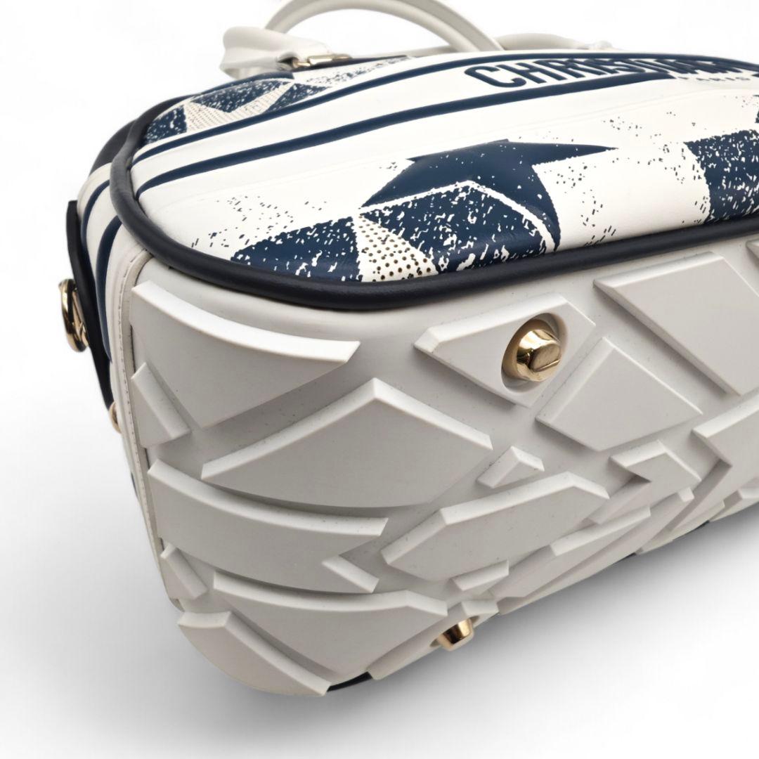 クリスチャンディオール ボーリング ヴァイブ ホワイト ネイビー 1734