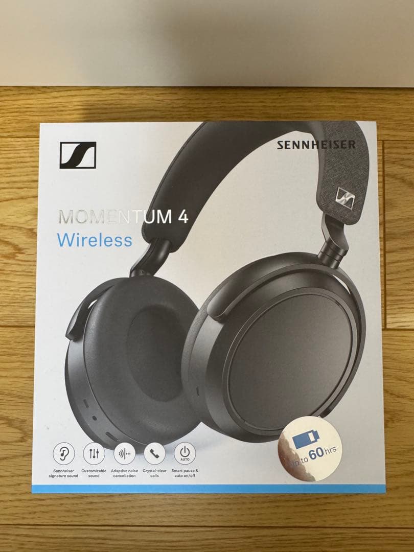 ゼンハイザーワイヤレスヘッドホン MOMENTUM 4 Wireless（箱付）