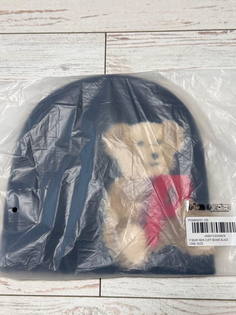 帽子 PALACE P Bear Nein Cuff Beanie Black