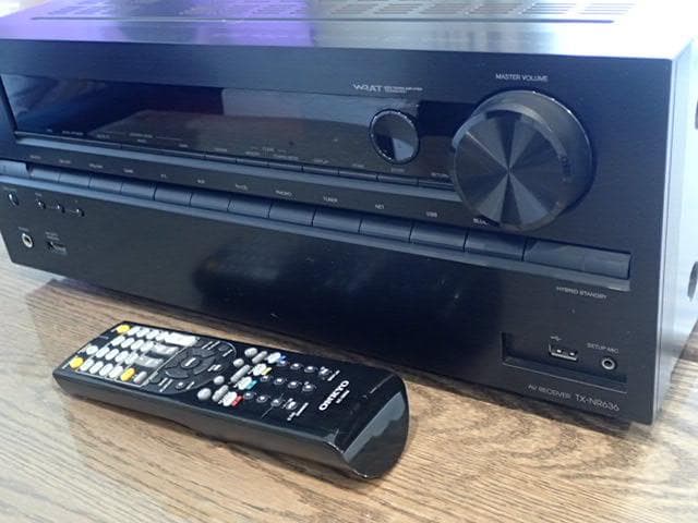 美品ONKYO AVアンプ TX-NR636リモコン付き　微難ありですが快調動作