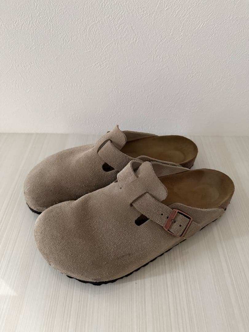 靴 BIRKENSTOCK Boston ''Taupe''