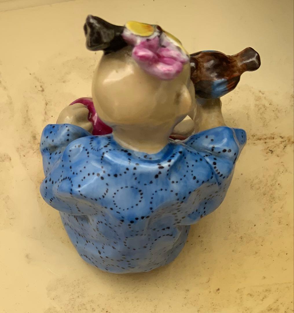 中古　美品　ヘレンド　置物　陶器　チャイナ　中国人形