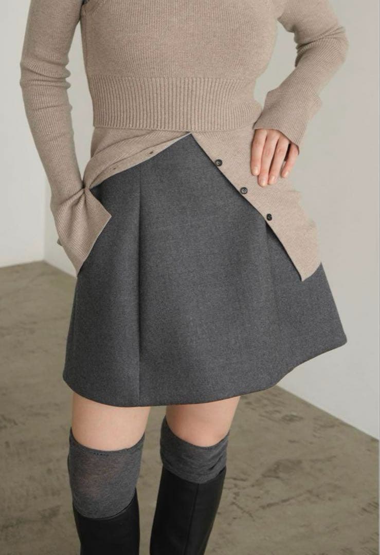 正規購入★CLANE CONSTRUCTIVE MINISKIRT