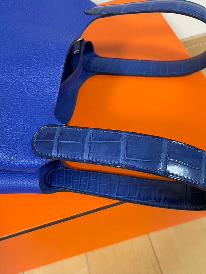 エルメス アリゲーターハンドルピコタンMM