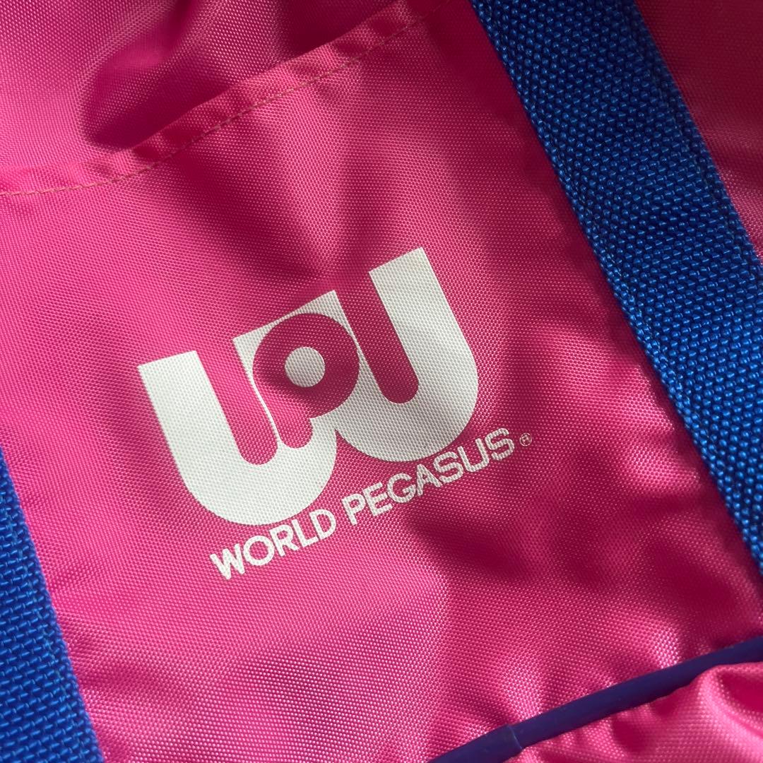 WORLD PEGASUS ピンク ダッフルバッグ