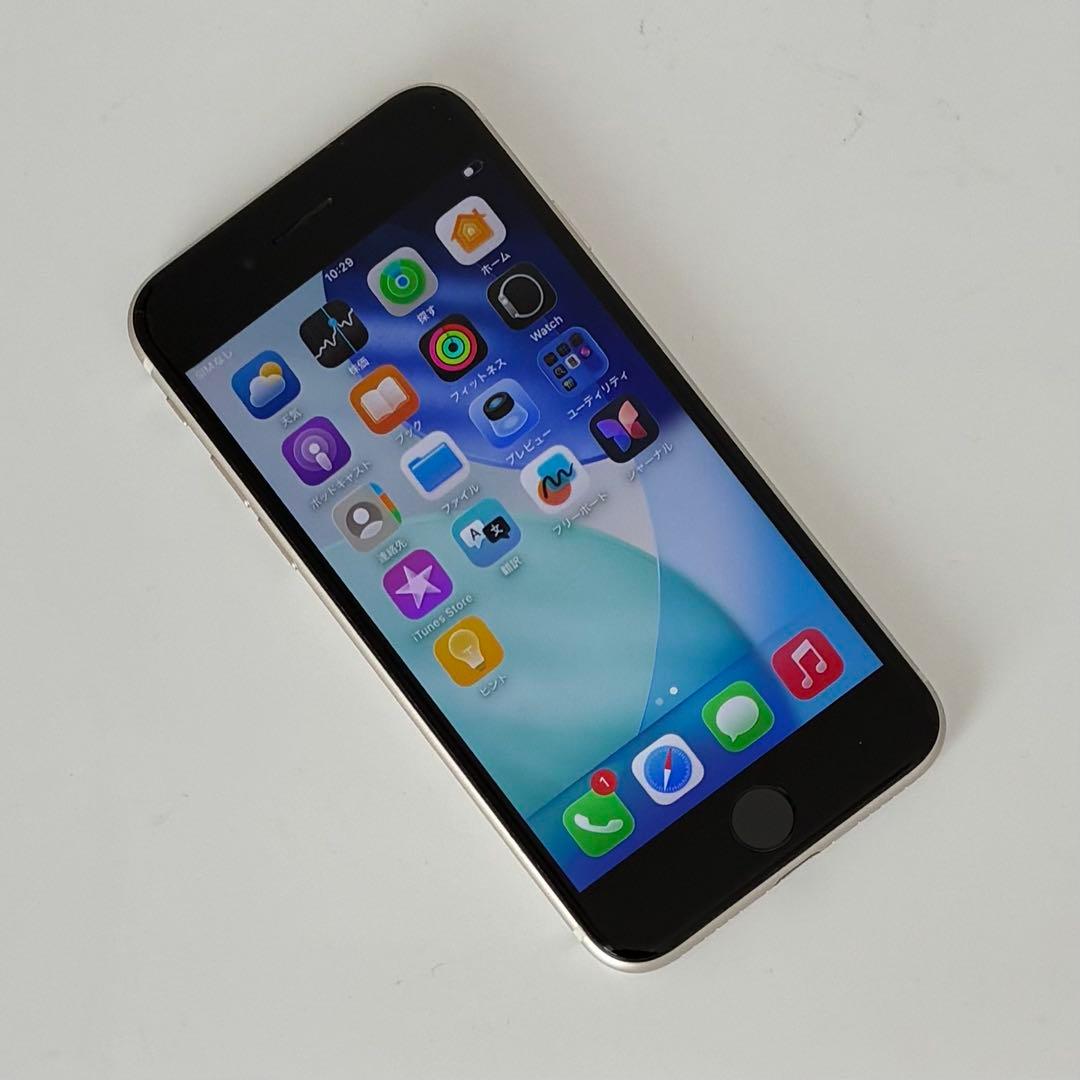 M32美品【電池新品100％表示】iPhone SE3 128GB スターライト