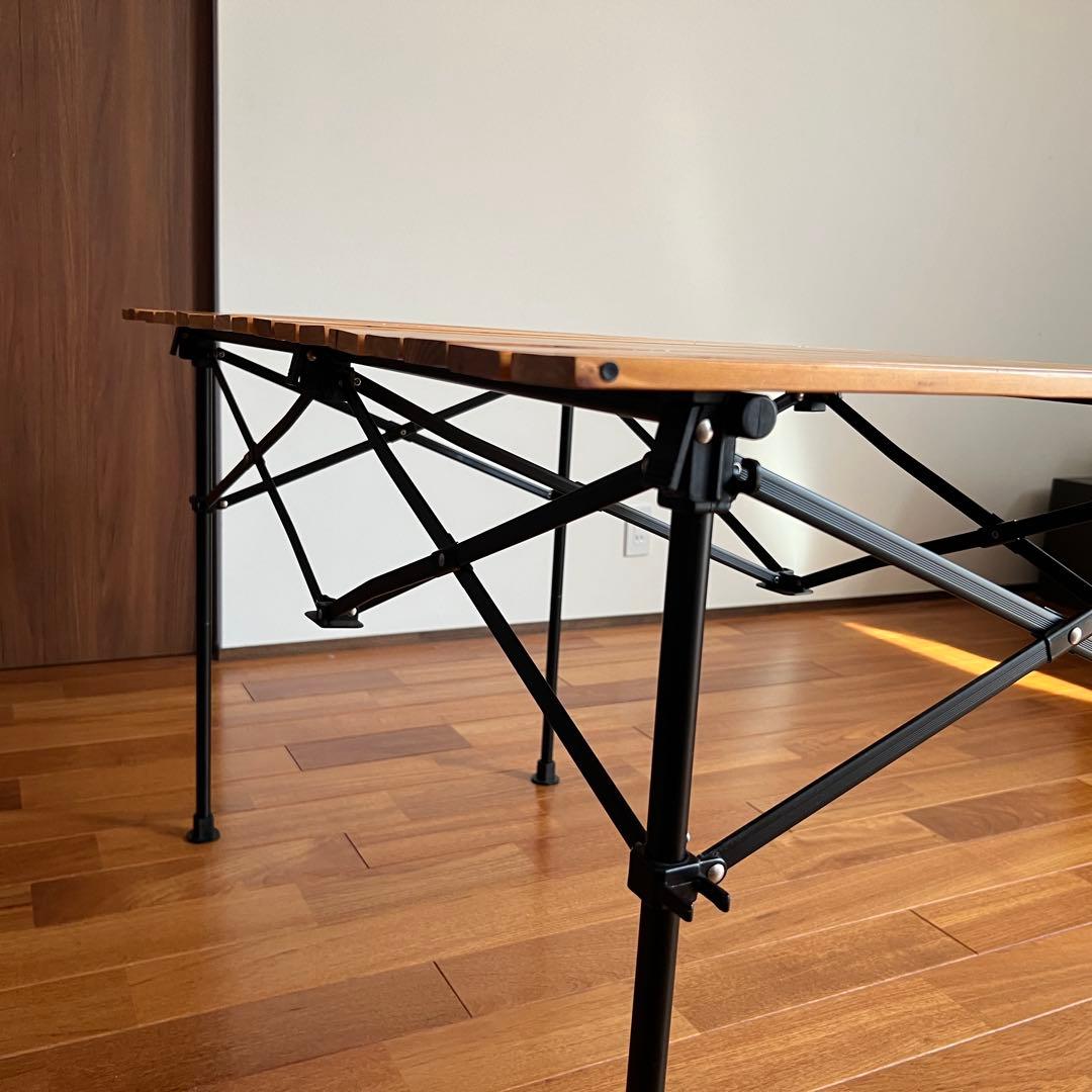 【ブラック限定品】 Coleman ウッドロールテーブル110