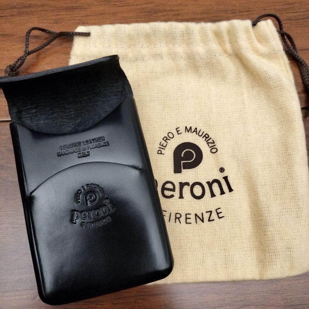 【新品・未使用品】ペローニ 名刺入れ ブラック