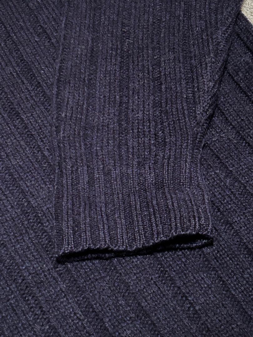L 三つ星 RRL ラルフローレン タートルネックニット 厚手 ラムウール 美品