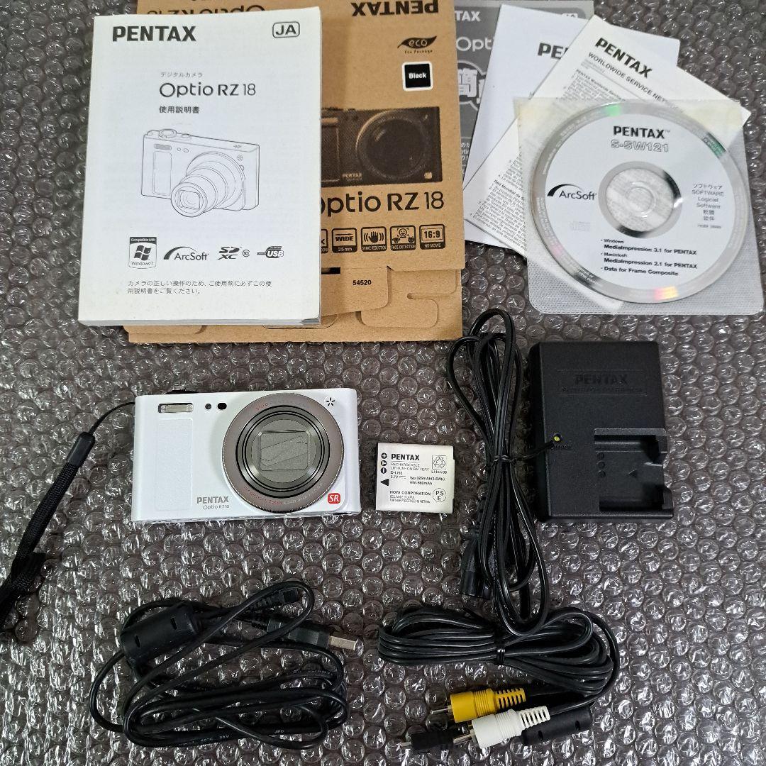 PENTAX Optio RZ18 ホワイト