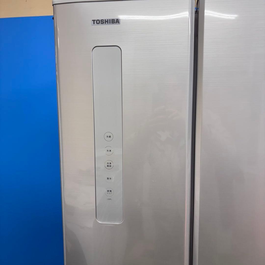 634 ファミリー向け　大型冷蔵庫　6ドア　観音開き　フレンチドア　400L強