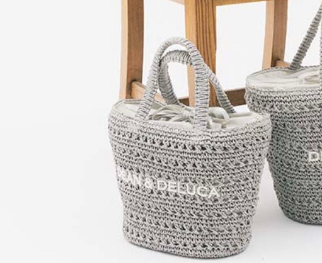 完売品　✨DEAN ＆ DELUCA×BEAMSクロッシェバスケットバッグ S✨