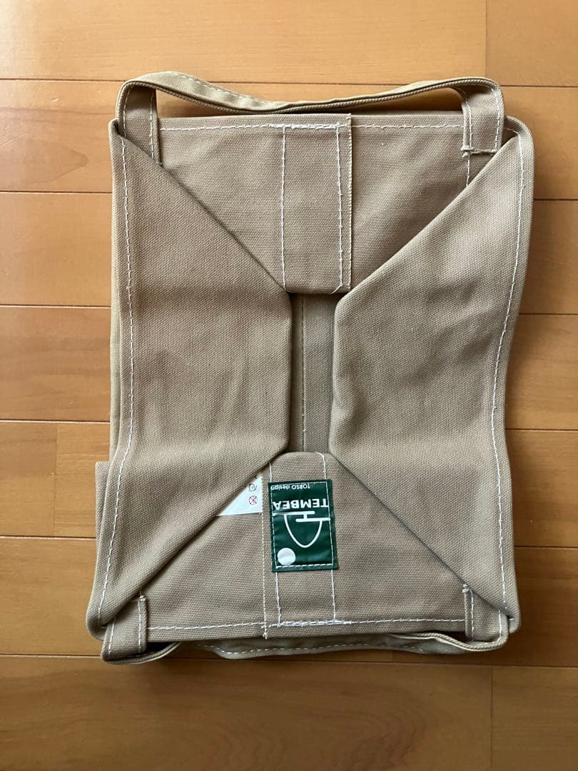 TEMBEA ブックトート　バッグ型収納ボックス ベージュ
