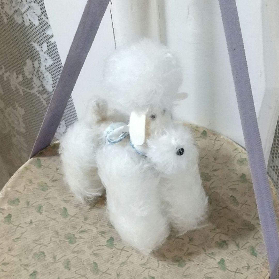 ♡野ばら社作家ぬいぐるみ作家ベア白プードルアーティストベアわんこ犬