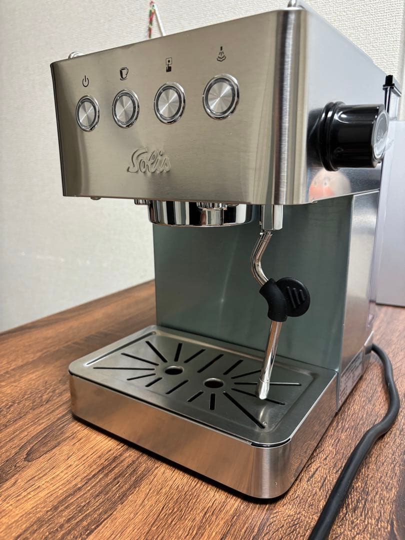 Solis エスプレッソマシン ステンレススチール