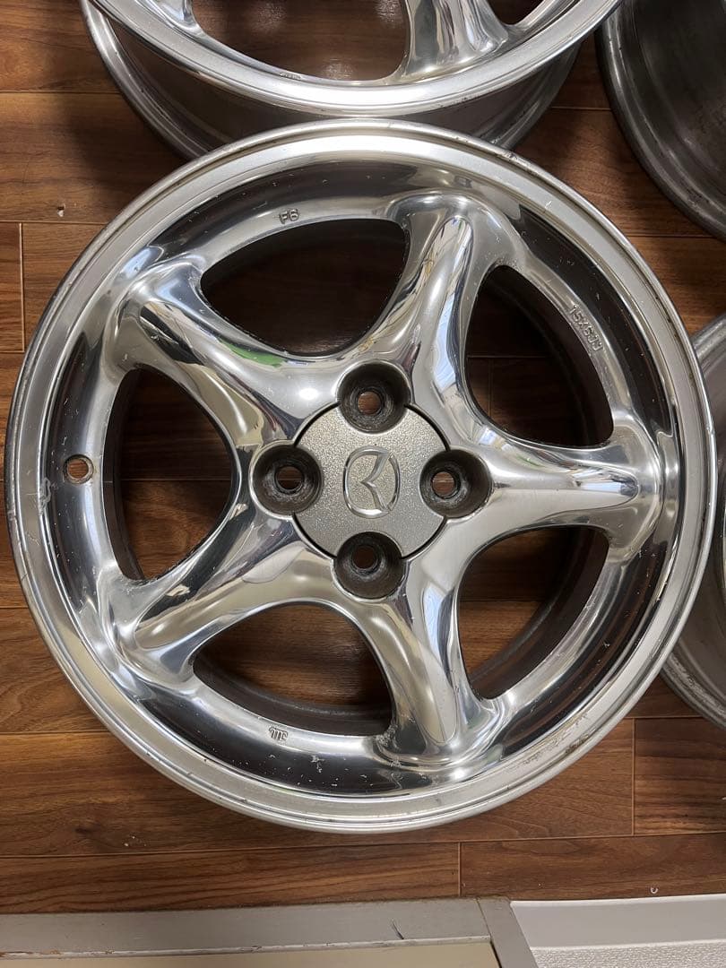 ぱ*様 NBロードスターNRリミテッド純正クロム 15×6j 40 100-4H