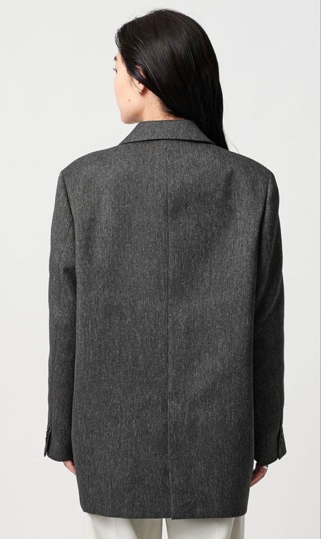 MARW ユナイテッドアローズ オーバー ダブル ジャケット 36 ダークグレー