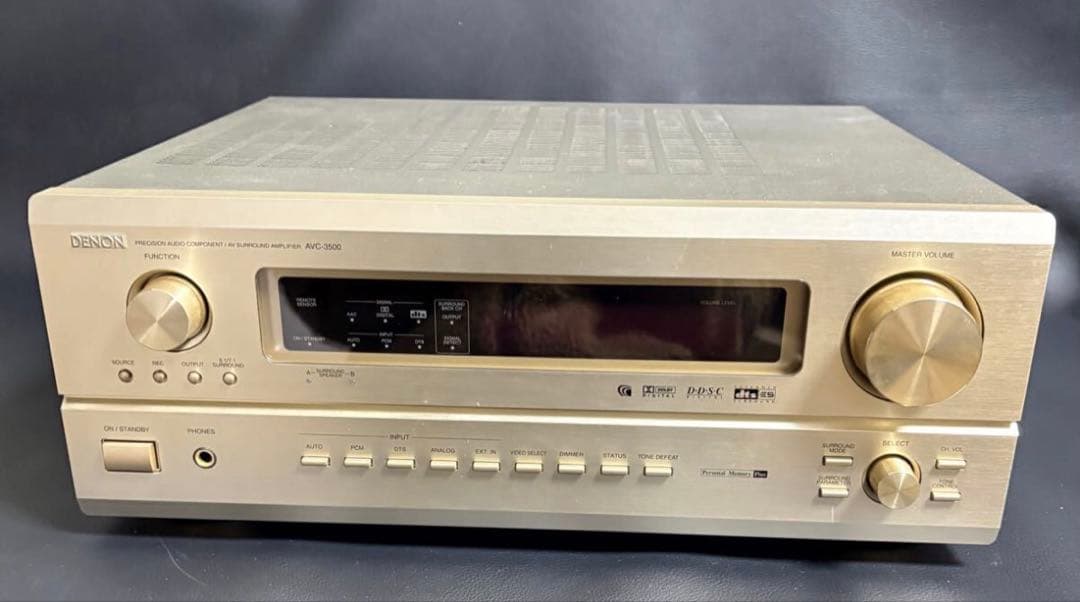 【通電確認済】DENON AVC-3500 プリメインアンプ シルバー