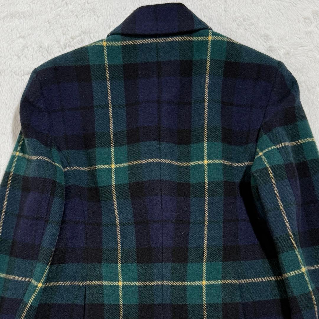 美品　ポロラルフローレン　ジャケット　チェック　グリーン　人気　M