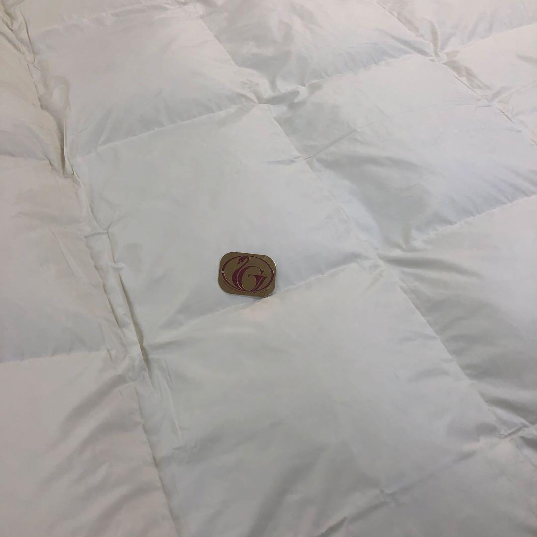 羽毛布団 シングル ニューゴールド 生成り 日本製 150×210cm 特別価格