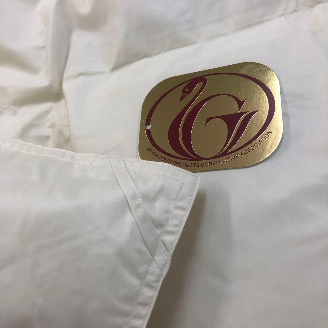 羽毛布団 シングル ニューゴールド 生成り 日本製 150×210cm 特別価格