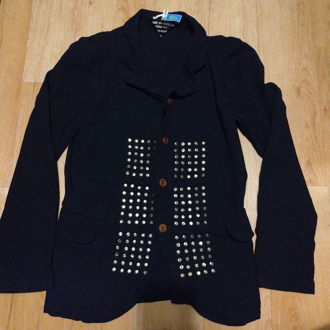 ぬぬぬ ギャルソン オムプリュス スタッズテーラードジャケット