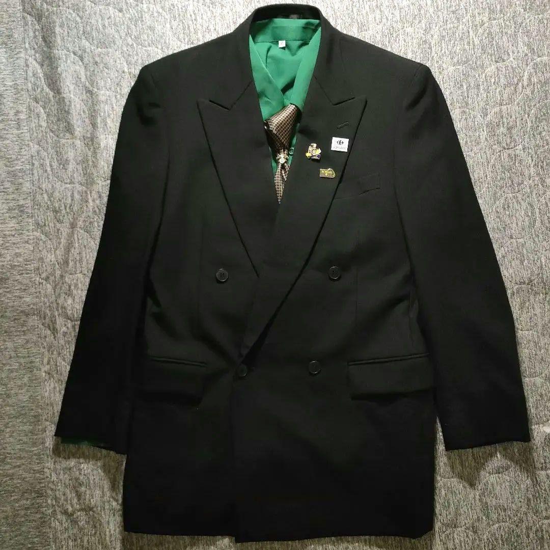 90s ヴィンテージスーツ ダブル セットアップ 5点セット ボックスシルエット