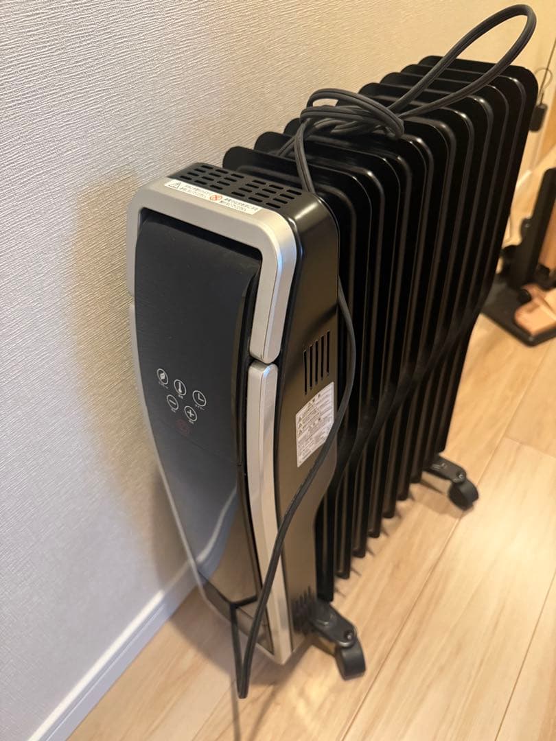 オイルヒーター タッチパネル式 黒