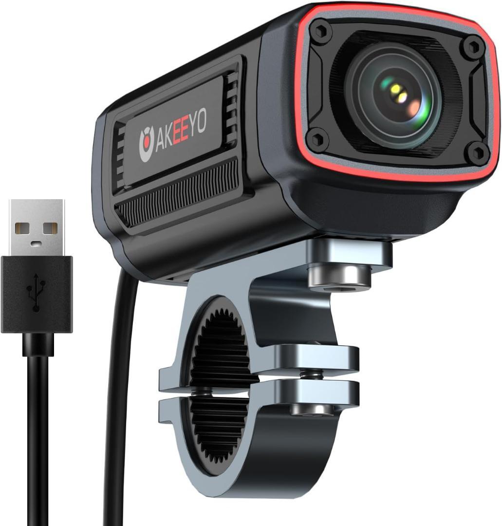 【R1753-22】バイクドライブレコーダー 4K 自転車ドラレコ駐車監視