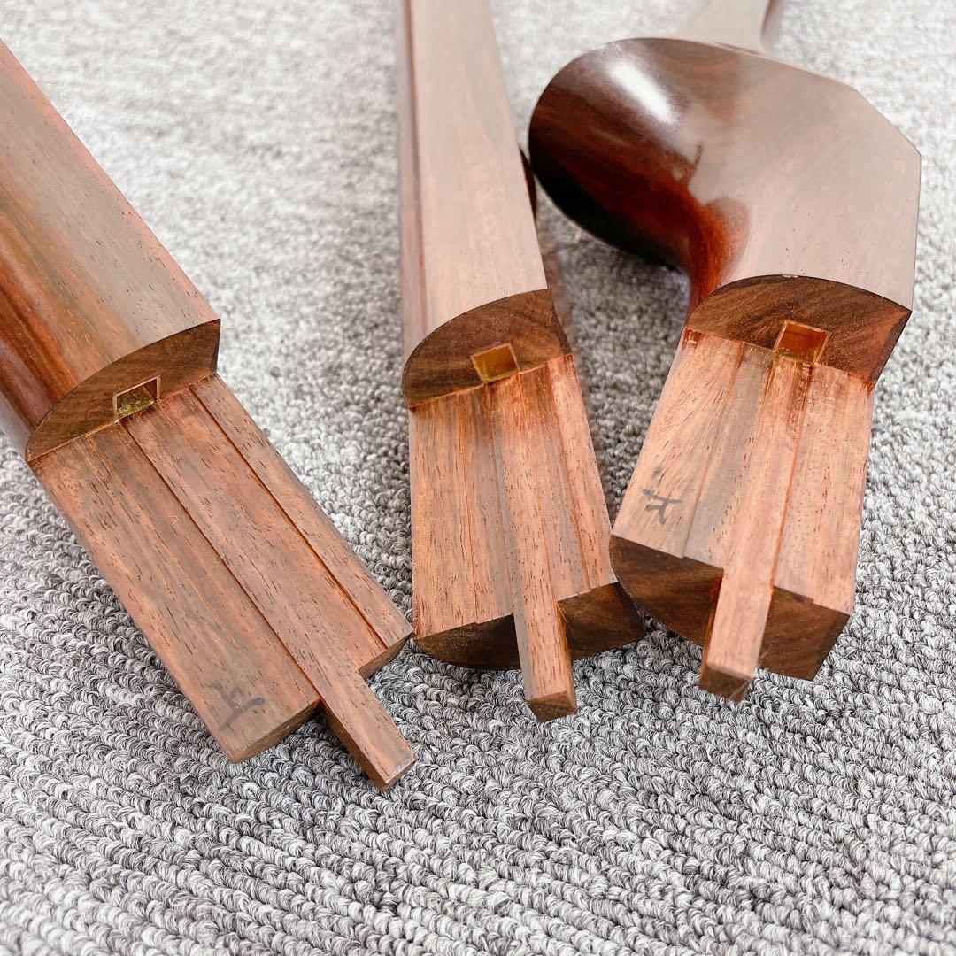 津軽三味線 金細 太棹 紅木 2本溝 K9 綾杉彫り胴 和楽器