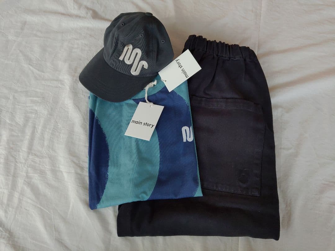 【14Y】main story　メインストーリー　クロップドパンツ　AW23