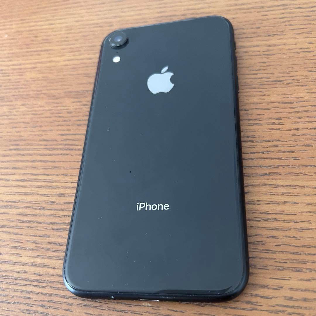 【ジャンク品】iPhone XR ブラック　液晶割れ