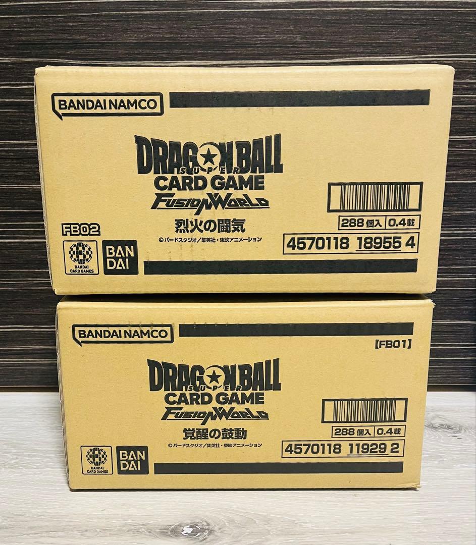 ス*人様 ドラゴンボールフュージョンワールド 覚醒の鼓動 烈火の闘気 各1カート