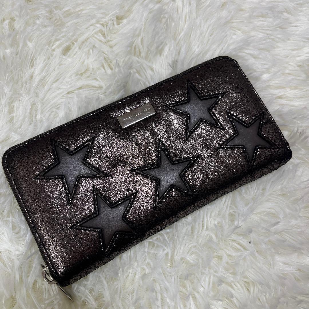 【新品】✨STELLA McCARTNEY ✨星柄エンボス 長財布