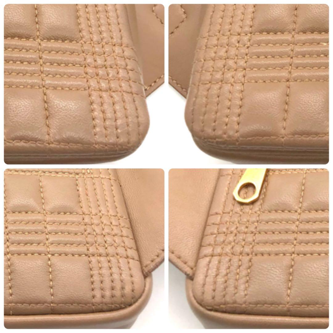 【希少美品】BURBERRY ベルトバッグ ローラ TB キルティング 付属品付