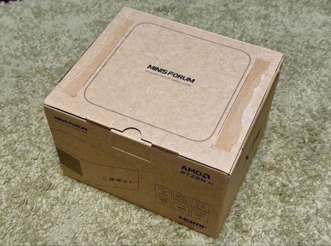 Minisforum AI X1 Ryzen 5 255搭載ミニPC 美品