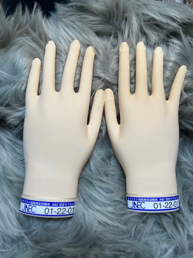JNEC認定ハンドモデル　ネイリスト技能検定