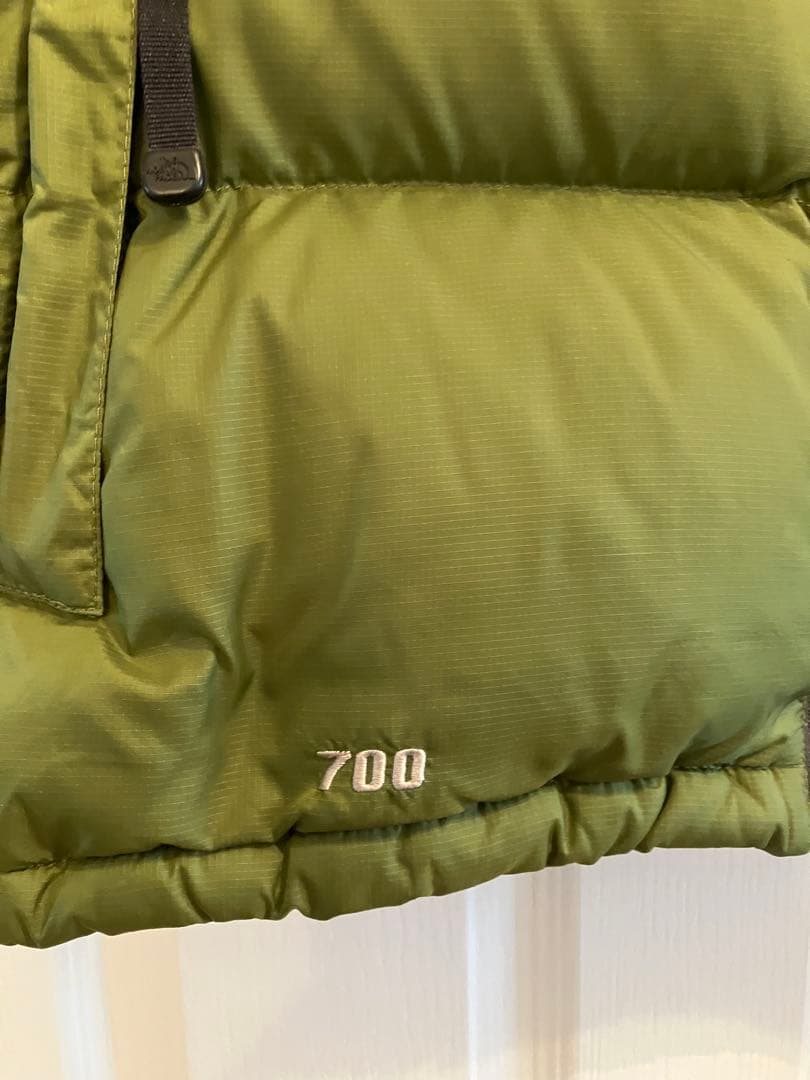 THE NORTH FACE ダウンベスト オリーブグリーン　ノースフェイス