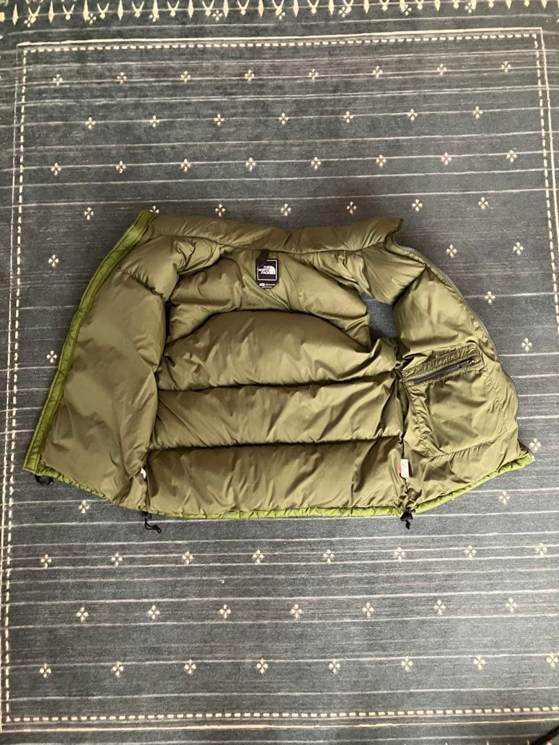 THE NORTH FACE ダウンベスト オリーブグリーン　ノースフェイス