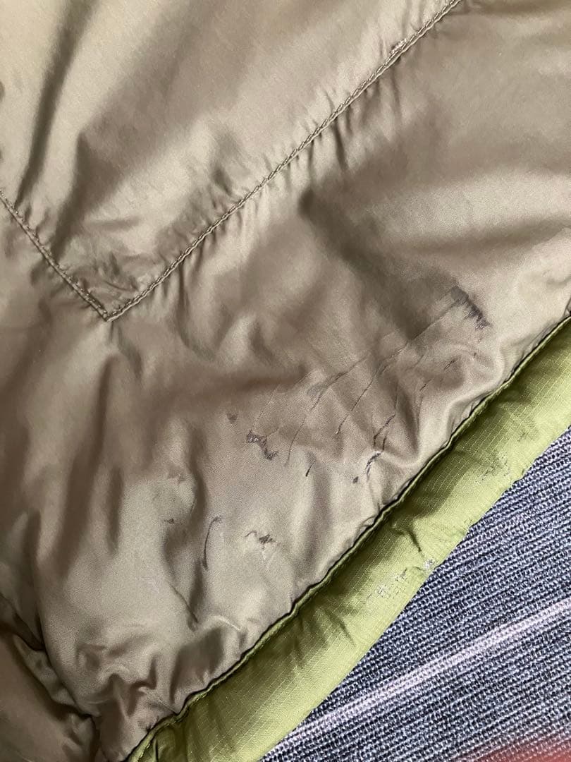 THE NORTH FACE ダウンベスト オリーブグリーン　ノースフェイス