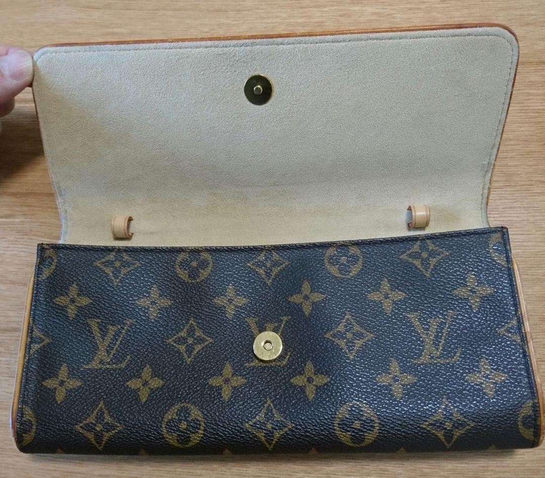 Louis Vuitton モノグラム ポシェットツインGM 紐無し 保存袋付き