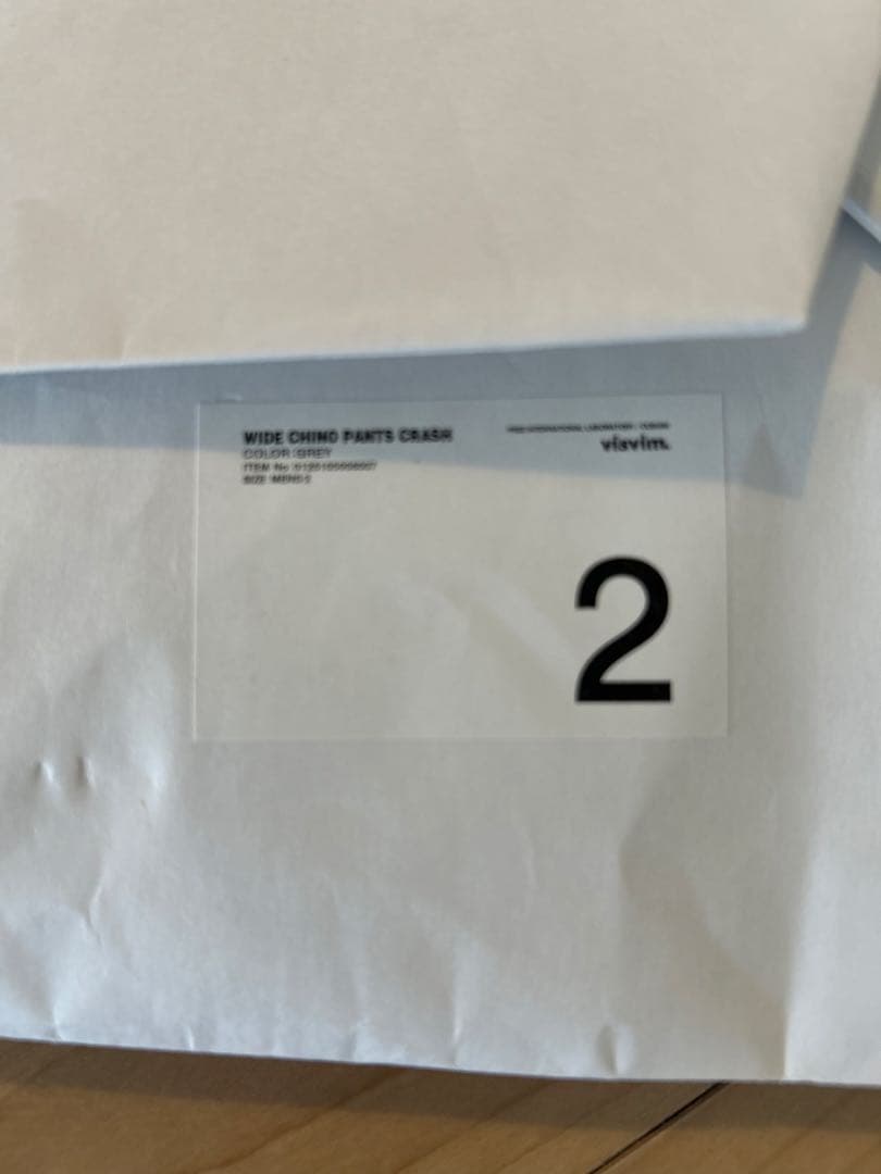 パンツ VISVIM 25SS WIDE CHINO PANTS CRASH