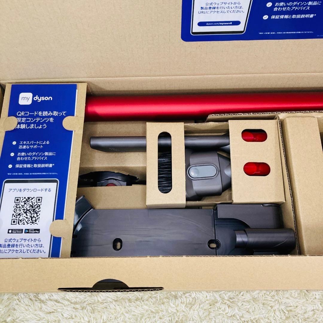 【新品】ダイソンコードレス掃除機 V8 Origin SV25　RD2 レッド
