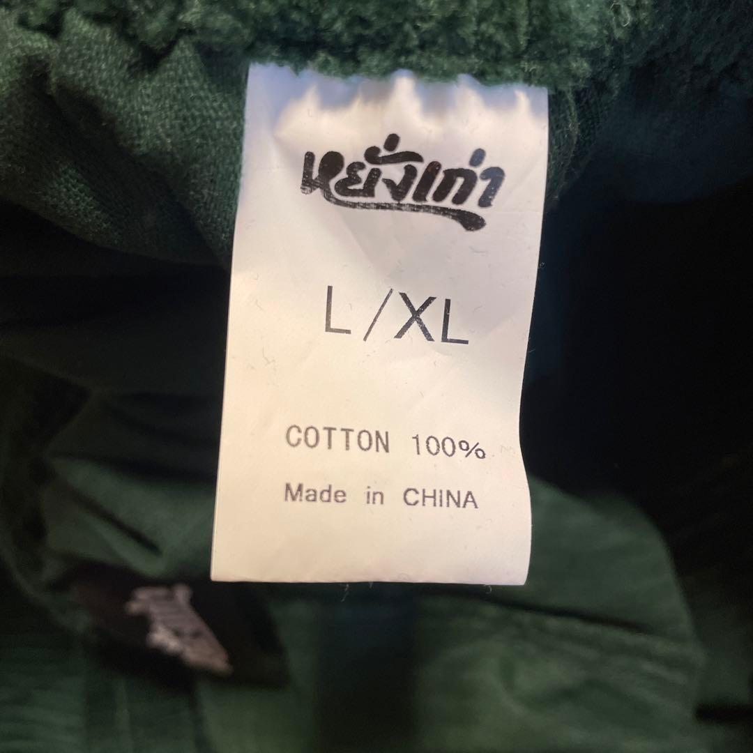 ［新品］ ヤンガオ　YANGAO ダークグリーン コーデュロイ ワークパンツ